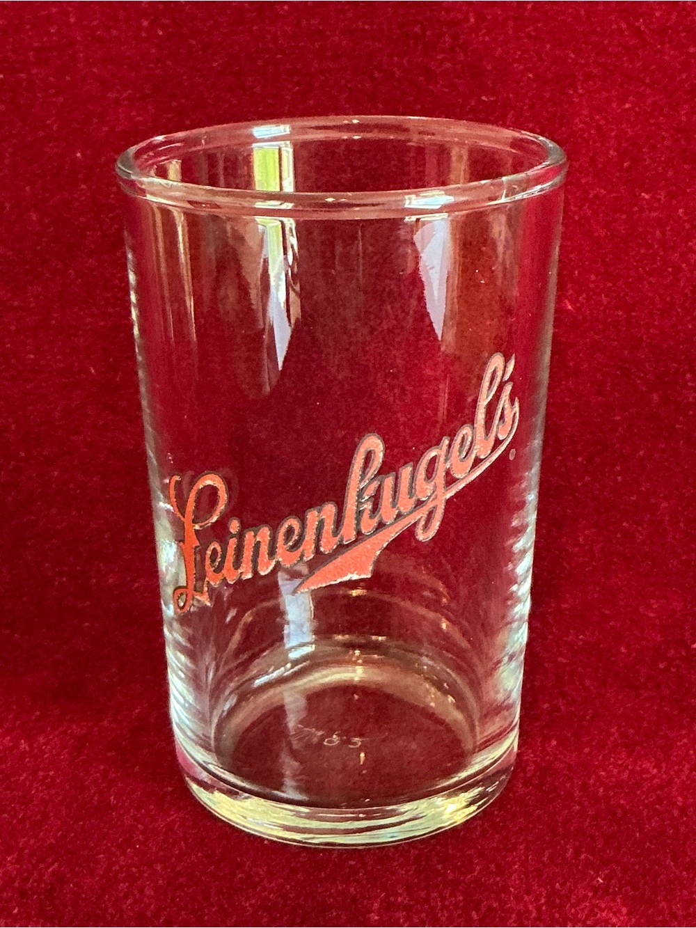 VTG Leinenkugel’s Beer Taster Glass | Red Script Logo | MINT NWOT